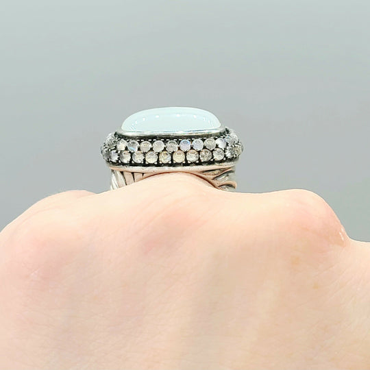 David Yurman Osetra Berries Moon Stone Moon Quartz Ring