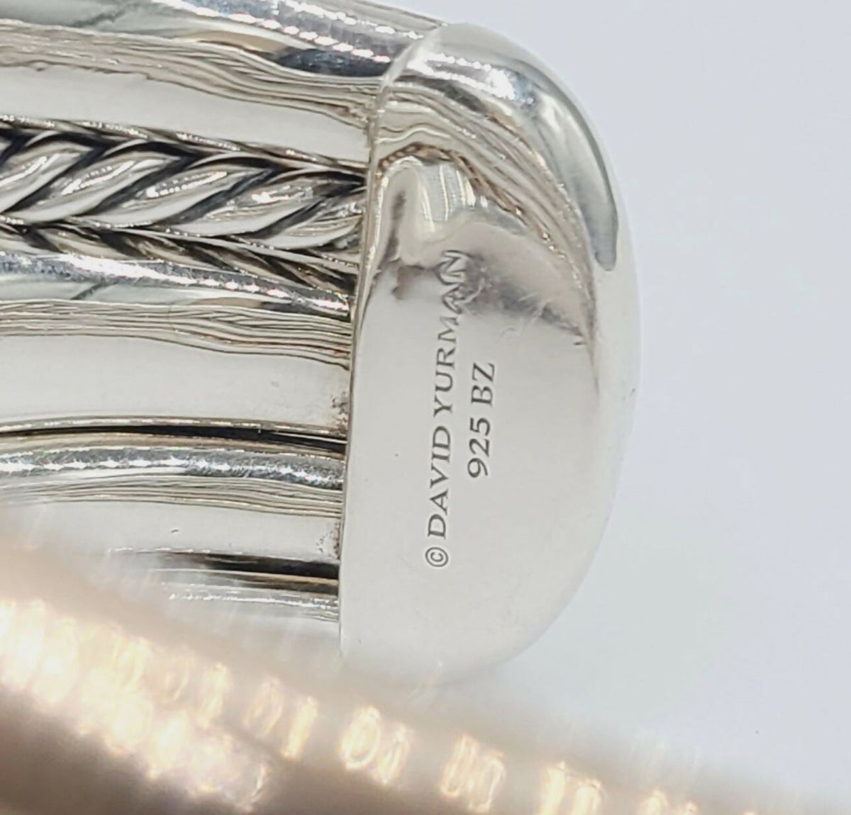 hallmark of David Yurman Pure Form Five-Row Bracelet with Cognac Diamonds