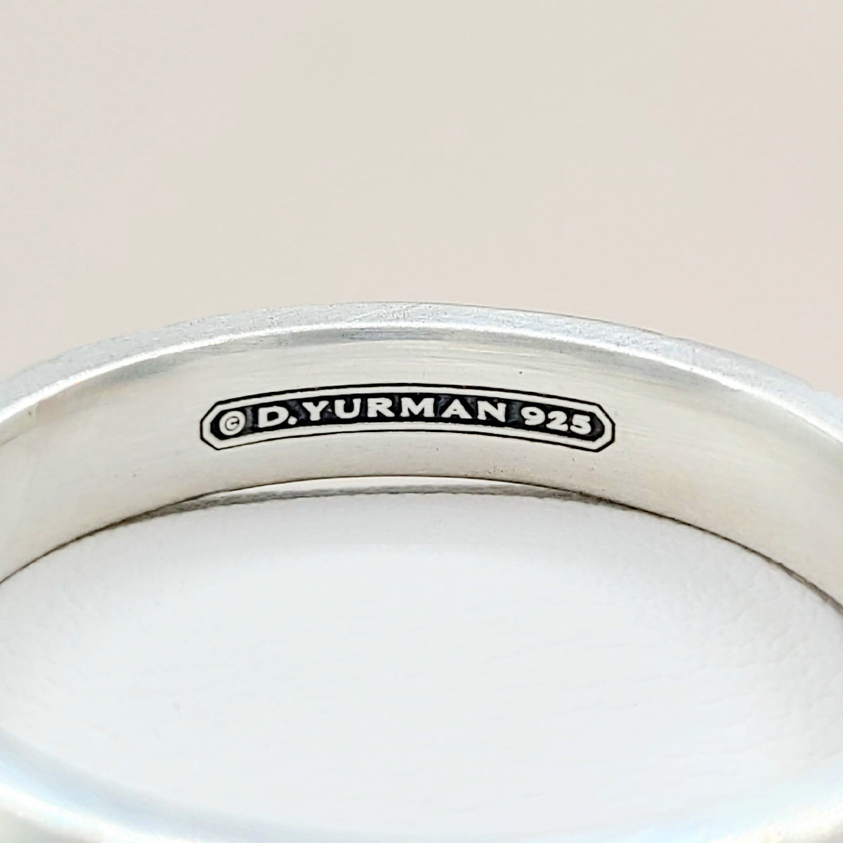 David Yurman Pyramid Band Ring Sterling Silver 4mm Size 11