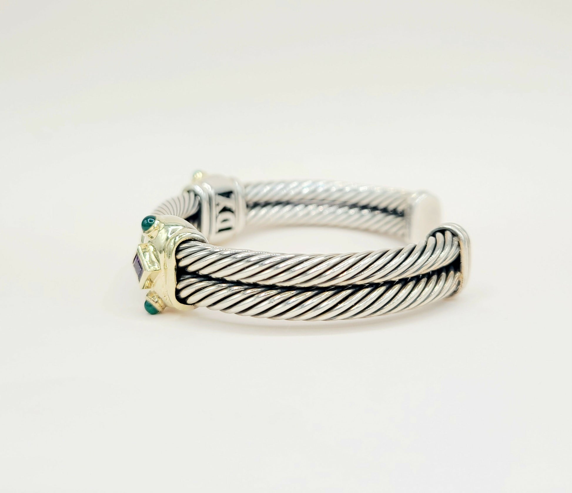 David Yurman Renaissance Amethyst Green Onyx Bracelet | Certified Pre-Owned  AYW Luxury #