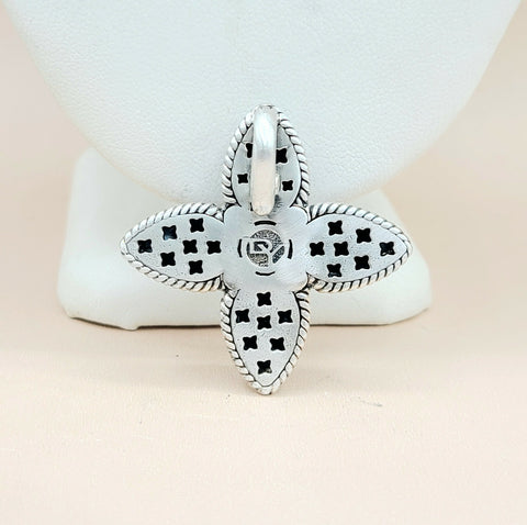  David Yurman Renaissance Black Onyx, Hematite & Diamond Teardrop Pendant