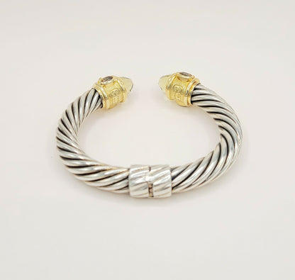 David Yurman Renaissance Peridot & Citrine Bracelet | Certified   AYW Luxury #