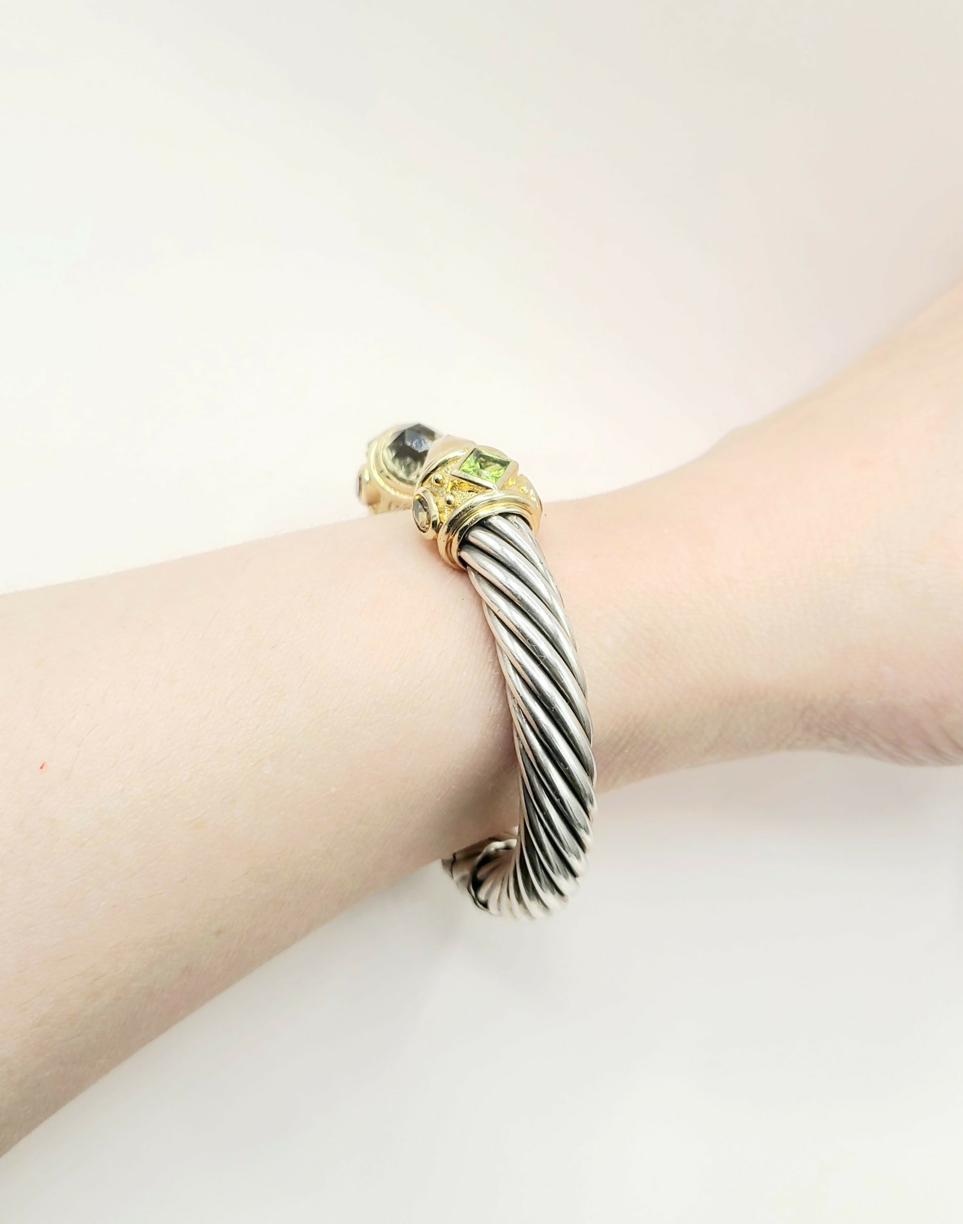 David Yurman Renaissance Peridot & Citrine Bracelet | Certified   AYW Luxury #