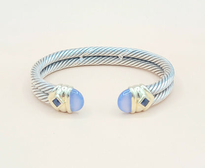 David Yurman Renaissance Chalcedony Iolite Bracelet | Certified   AYW Luxury #