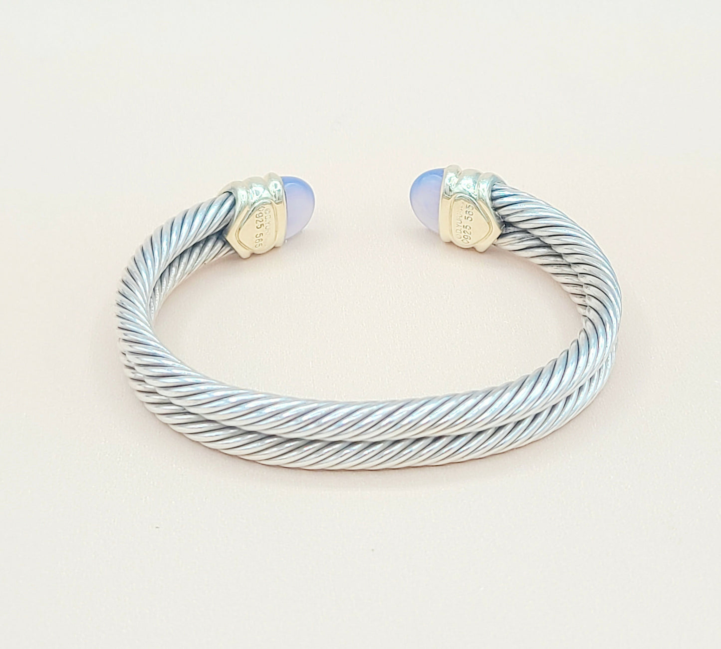 David Yurman Renaissance Chalcedony Iolite Bracelet | Certified   AYW Luxury #