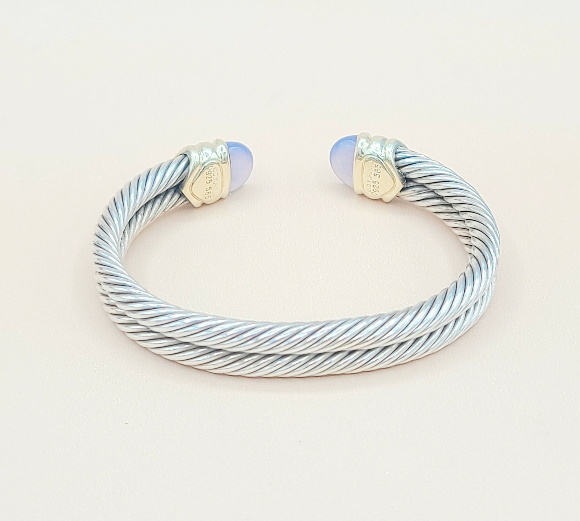 David Yurman Renaissance Chalcedony Iolite Bracelet | Certified   AYW Luxury #