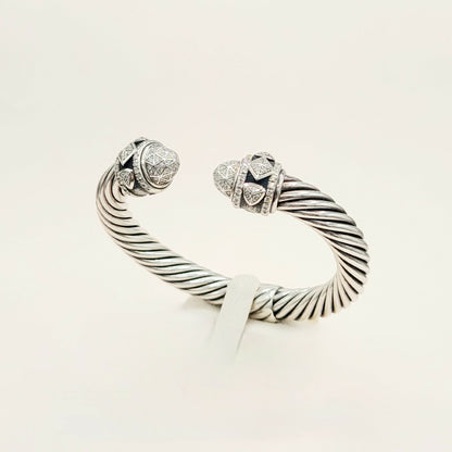 David Yurman Renaissance Classic Cable Diamond Bracelet | Certified  AYW Luxury #