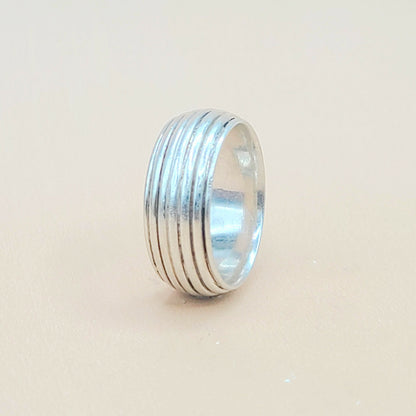 David Yurman Royal Cord Chairman Band Ring Silver | Certified  AYW Luxury #