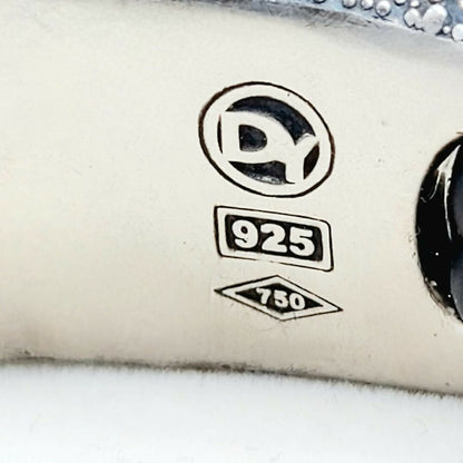 hallmark of David Yurman Sea Urchin ID Bracelet With Black Diamond And Gold