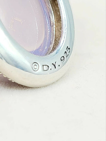 hallmark David Yurman Signature Oval Pendant Enhancer With Lavender Moonstone And Diamonds