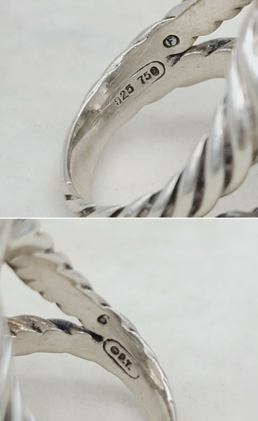 David Yurman Signature Oval Smoky Quartz Ring With Gold