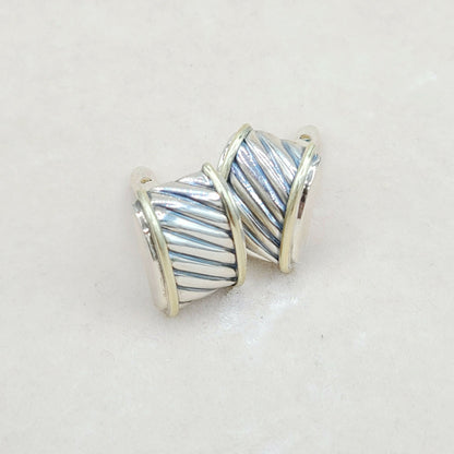 David Yurman Silver Thoroughbred Cable Cufflinks | Certified Pre-Owned  AYW Luxury #