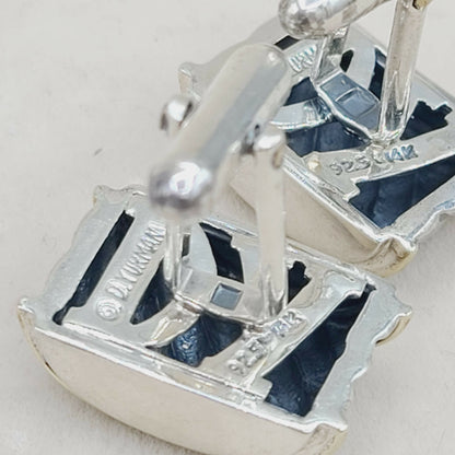 David Yurman Silver Thoroughbred Cable Cufflinks | Certified Pre-Owned  AYW Luxury #