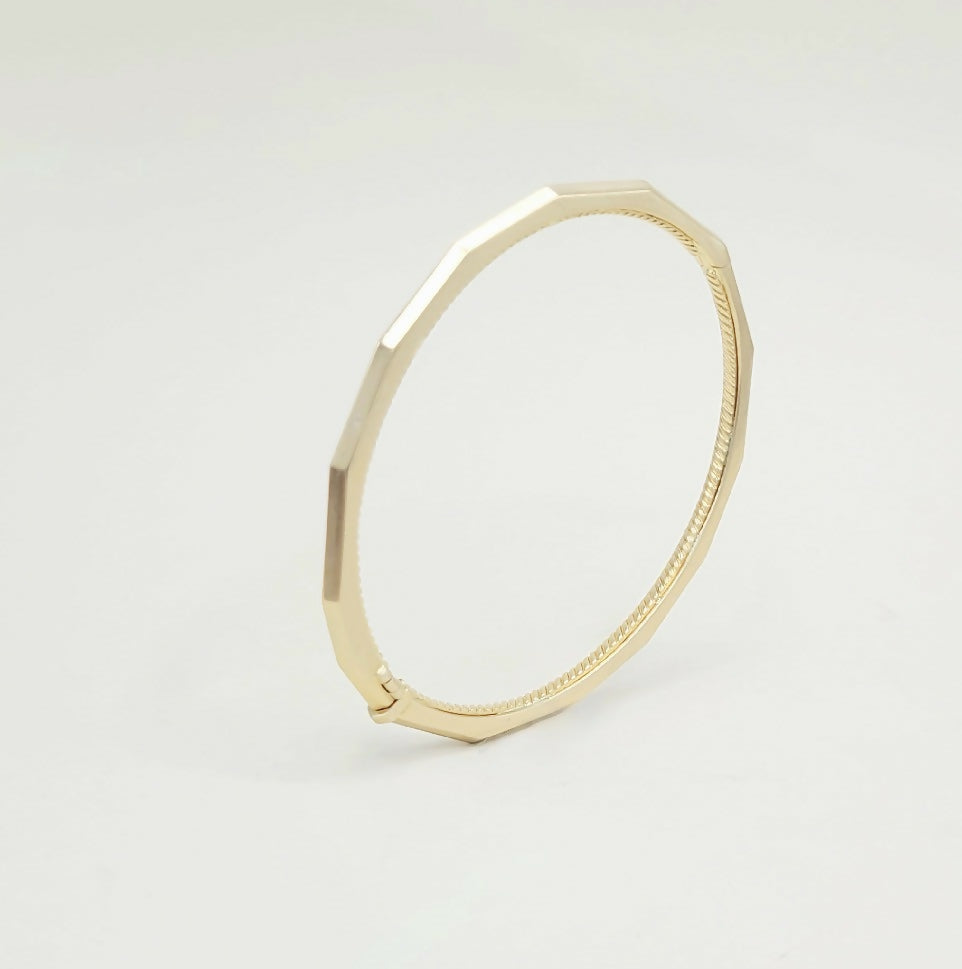 David Yurman Stax Faceted Bracelet 18k Gold