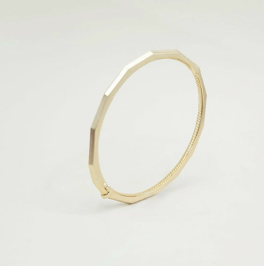 David Yurman Stax Faceted Bracelet 18k Gold