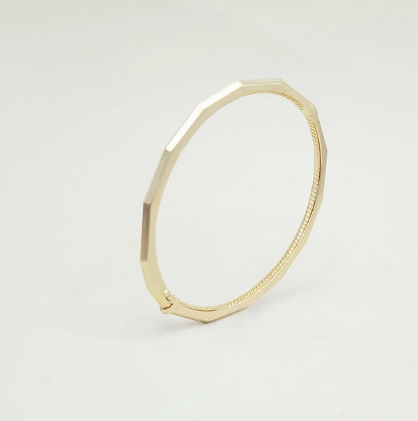 David Yurman Stax Faceted Bracelet 18k Gold