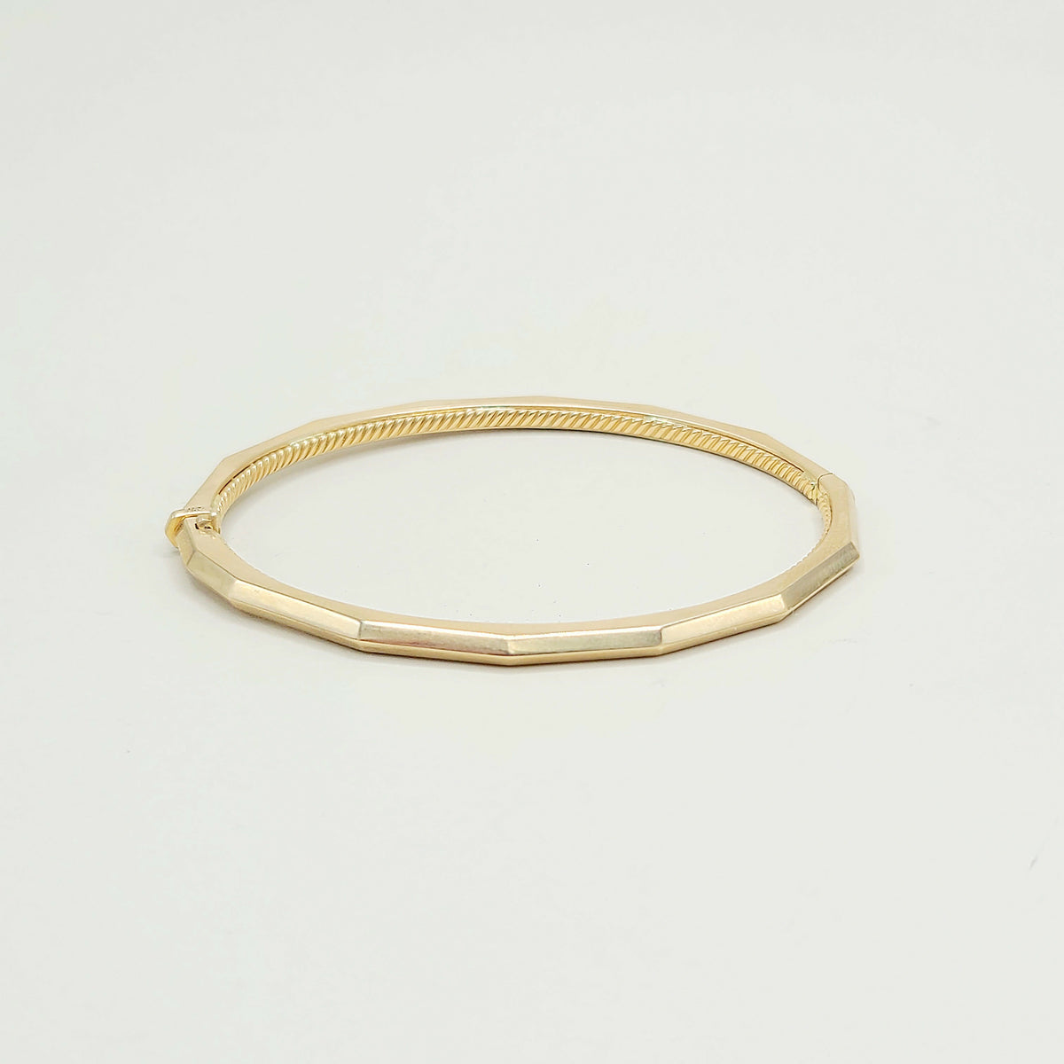 David Yurman Stax Faceted Bracelet 18k Gold