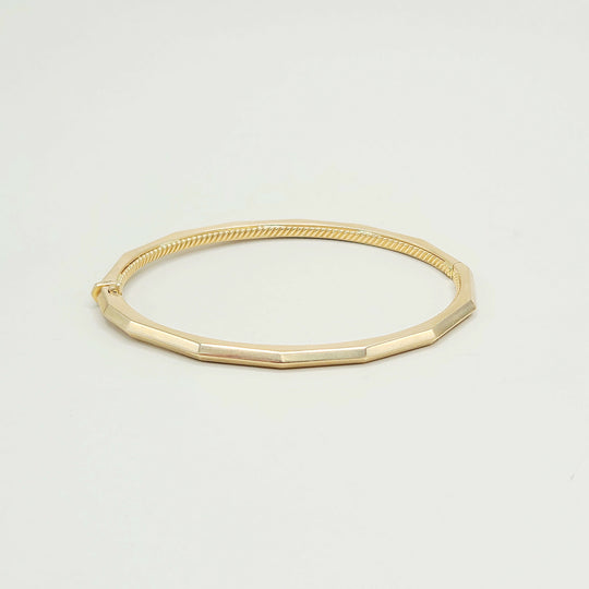 David Yurman Stax Faceted Bracelet 18k Gold