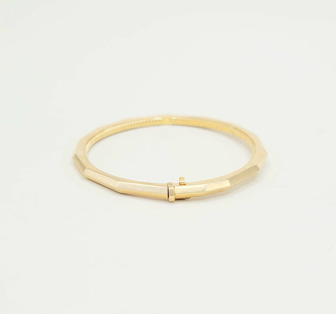 David Yurman Stax Faceted Bracelet 18k Gold