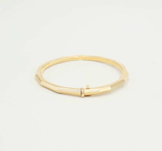 David Yurman Stax Faceted Bracelet 18k Gold