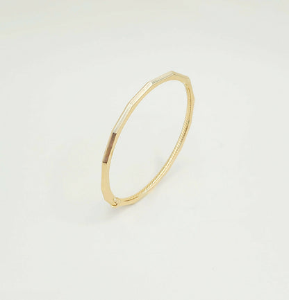 David Yurman Stax Faceted Bracelet 18k Gold