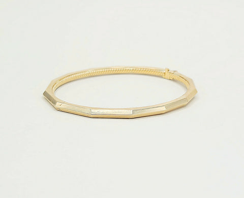 David Yurman Stax Faceted Bracelet 18k Gold
