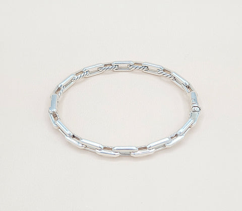  David Yurman Stax Link Diamond Bracelet