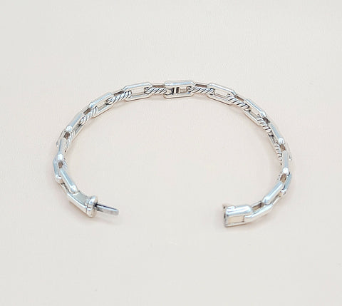  David Yurman Stax Link Diamond Bracelet