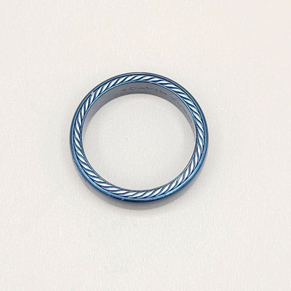 David Yurman Streamline Black Titanium Band Ring  AYW Luxury #