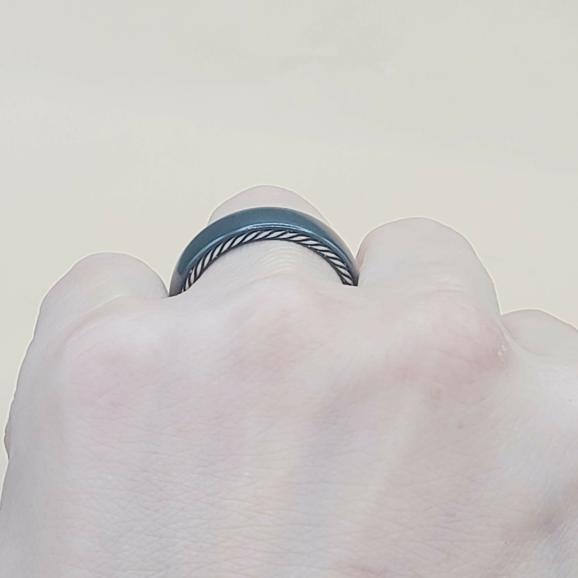 David Yurman Streamline Black Titanium Band Ring  AYW Luxury #