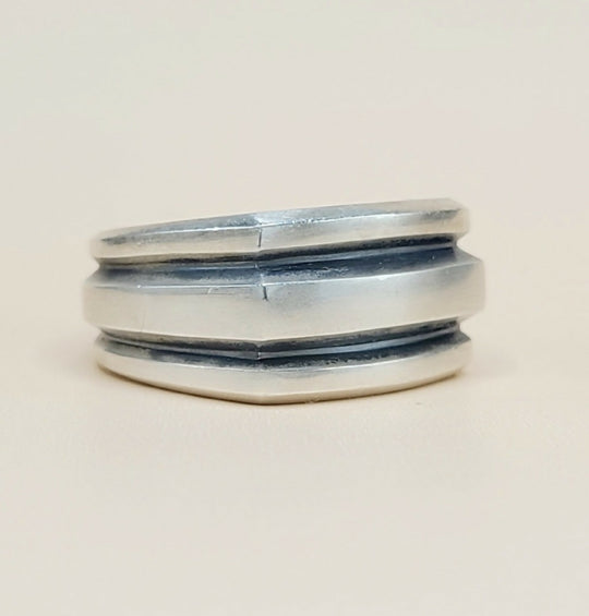 David Yurman Streamline Deco Cigar Band Ring in Sterling Silver, 13mm