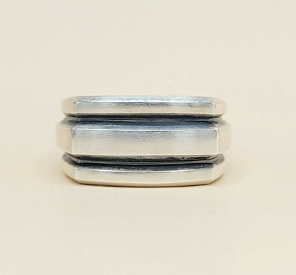 David Yurman Streamline Deco Cigar Band Ring in Sterling Silver, 13mm