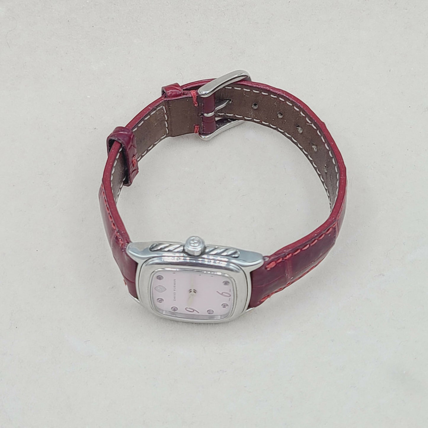  David Yurman Thoroughbred Watch Pink Sapphire