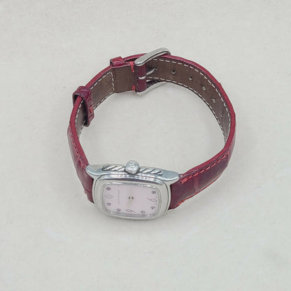  David Yurman Thoroughbred Watch Pink Sapphire