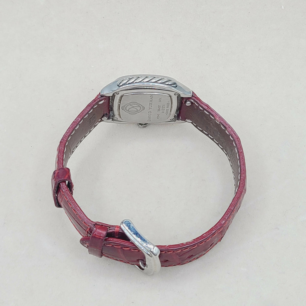  David Yurman Thoroughbred Watch Pink Sapphire