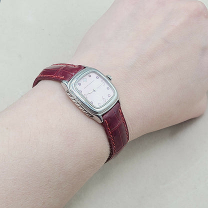  David Yurman Thoroughbred Watch Pink Sapphire