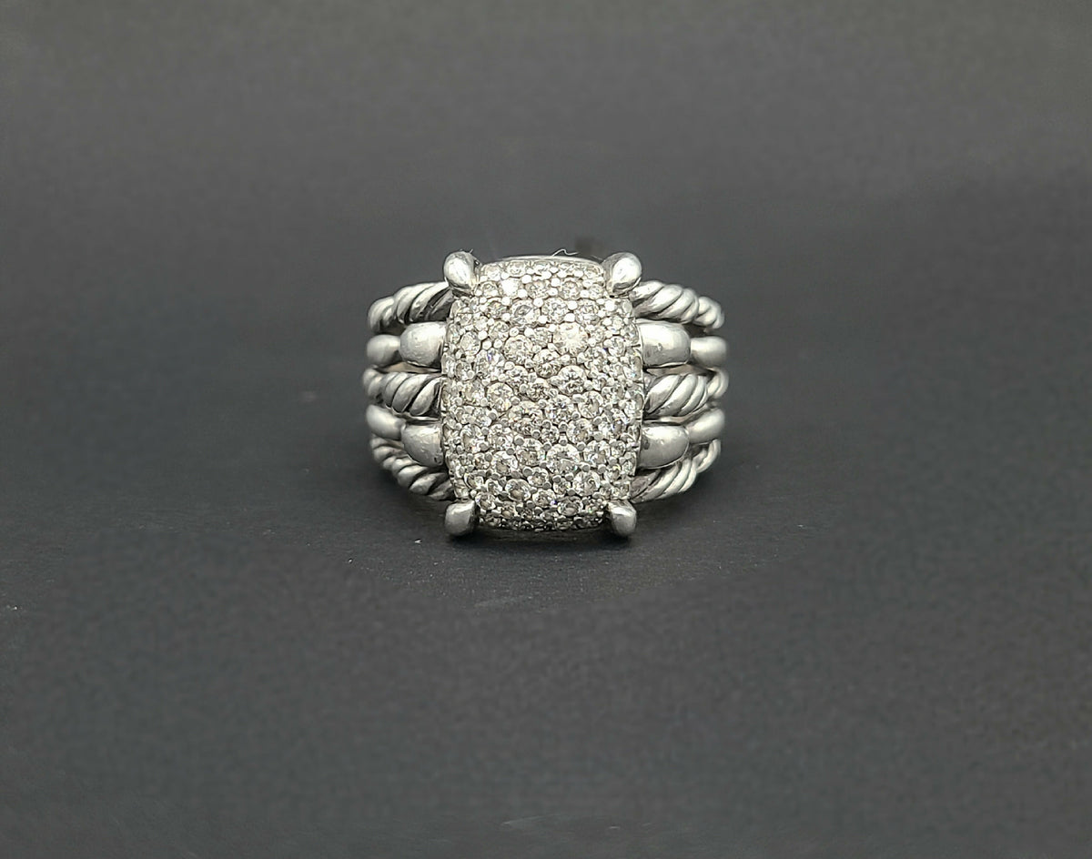  -David Yurman-Tides Diamond Statement-Ring