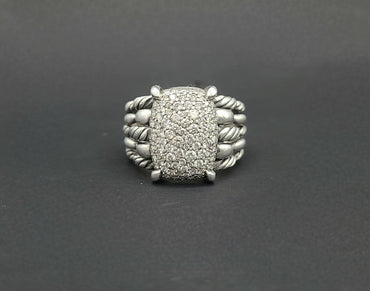  -David Yurman-Tides Diamond Statement-Ring