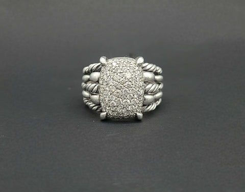  -David Yurman-Tides Diamond Statement-Ring