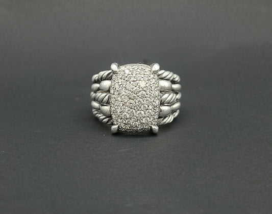  -David Yurman-Tides Diamond Statement-Ring