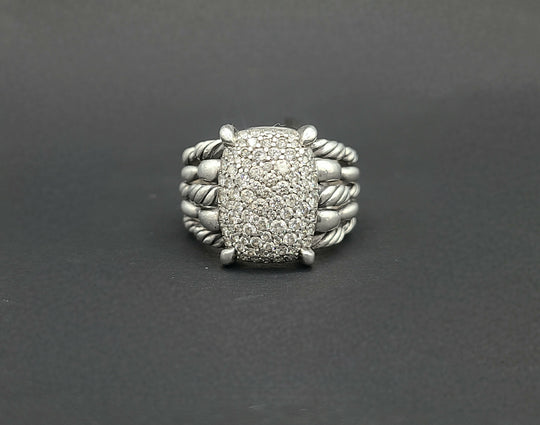  -David Yurman-Tides Diamond Statement-Ring