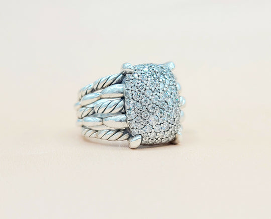  -David Yurman-Tides Diamond Statement-Ring