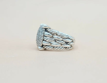  -David Yurman-Tides Diamond Statement-Ring