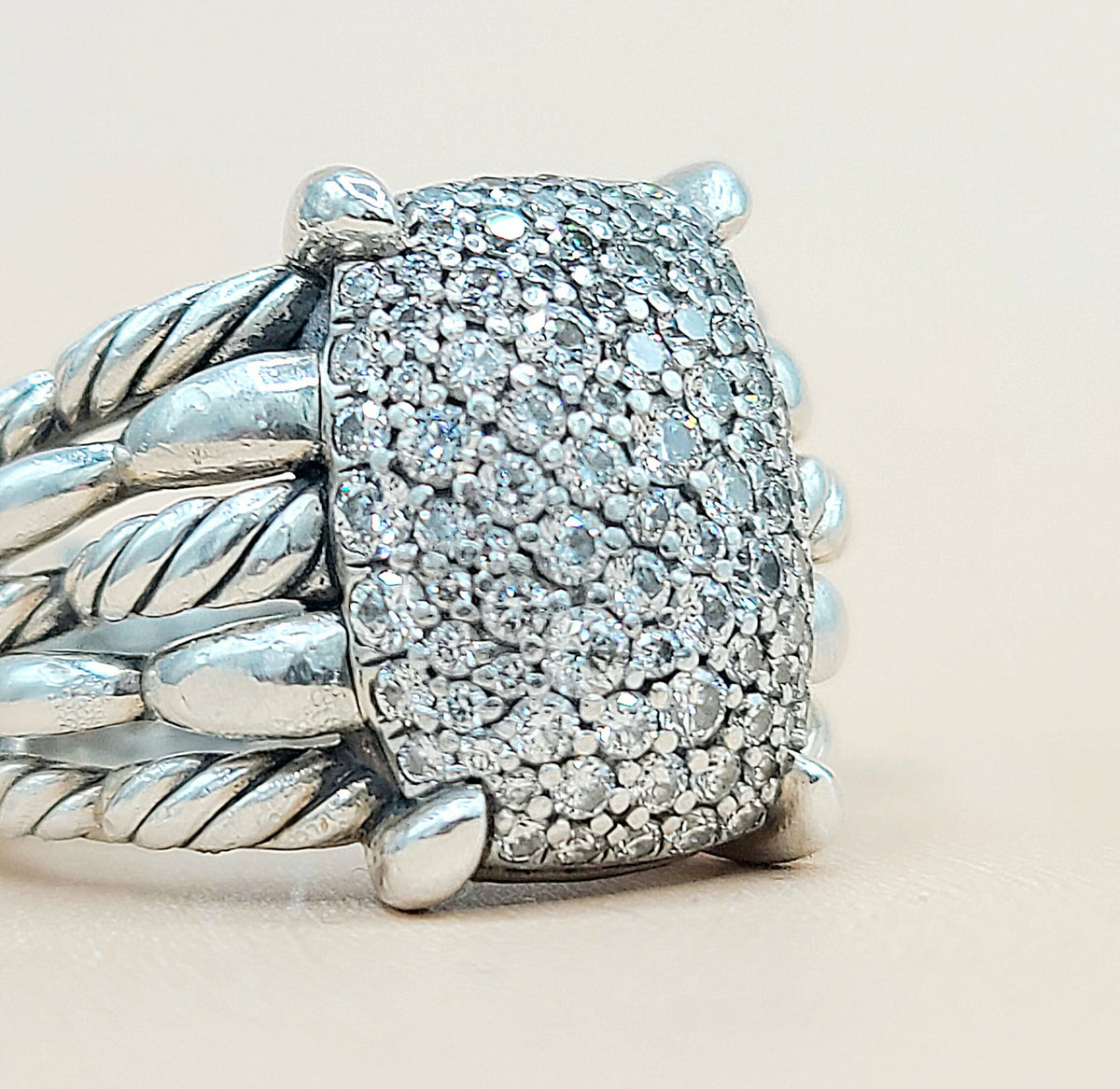  -David Yurman-Tides Diamond Statement-Ring