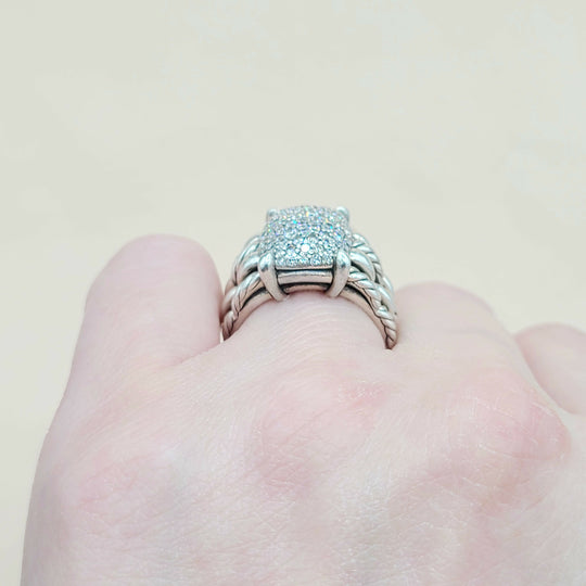  -David Yurman-Tides Diamond Statement-Ring