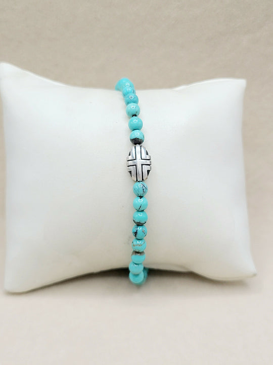 David Yurman Turquoise Beads Southwest Bracelet