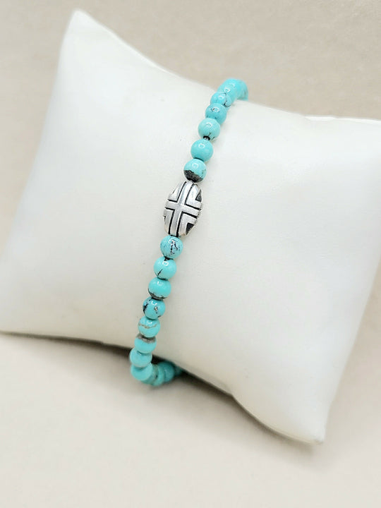 David Yurman Turquoise Beads Southwest Bracelet