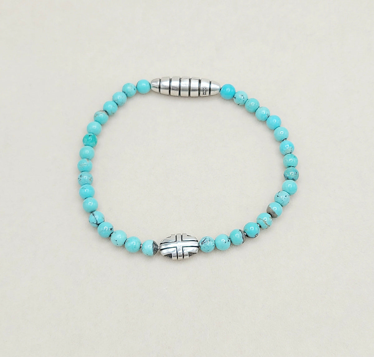 David Yurman Turquoise Beads Southwest Bracelet