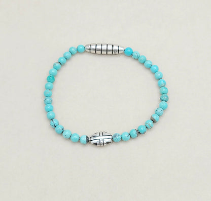 David Yurman Turquoise Beads Southwest Bracelet