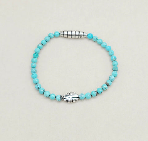 David Yurman Turquoise Beads Southwest Bracelet